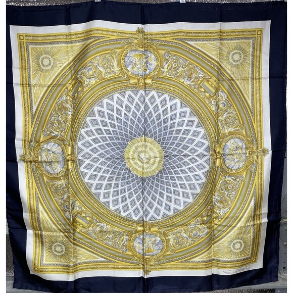 Vintage 100% Silk SOIE Scarf. Made Italy Created for The Metropolitan Opera. New - Picture 2 of 8